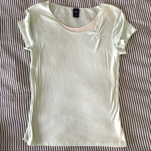 Vintage Y2K Gap - Green Short Sleeve Top - Small